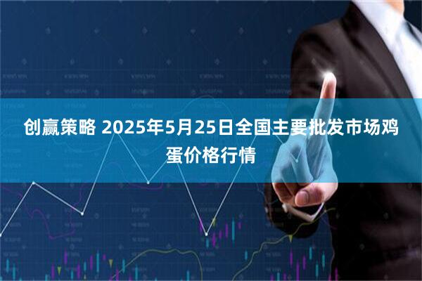 创赢策略 2025年5月25日全国主要批发市场鸡蛋价格行情