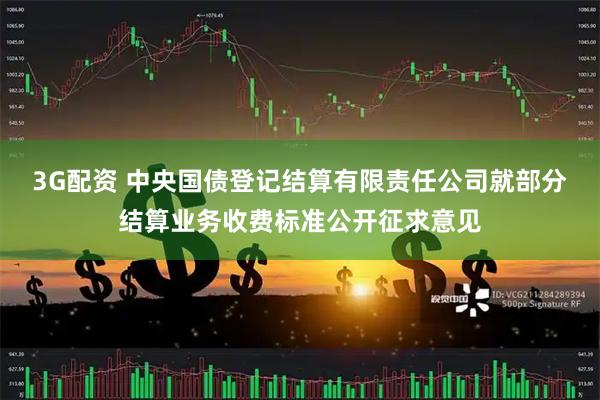 3G配资 中央国债登记结算有限责任公司就部分结算业务收费标准公开征求意见